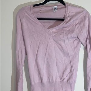 Fitted blush pink sweater!